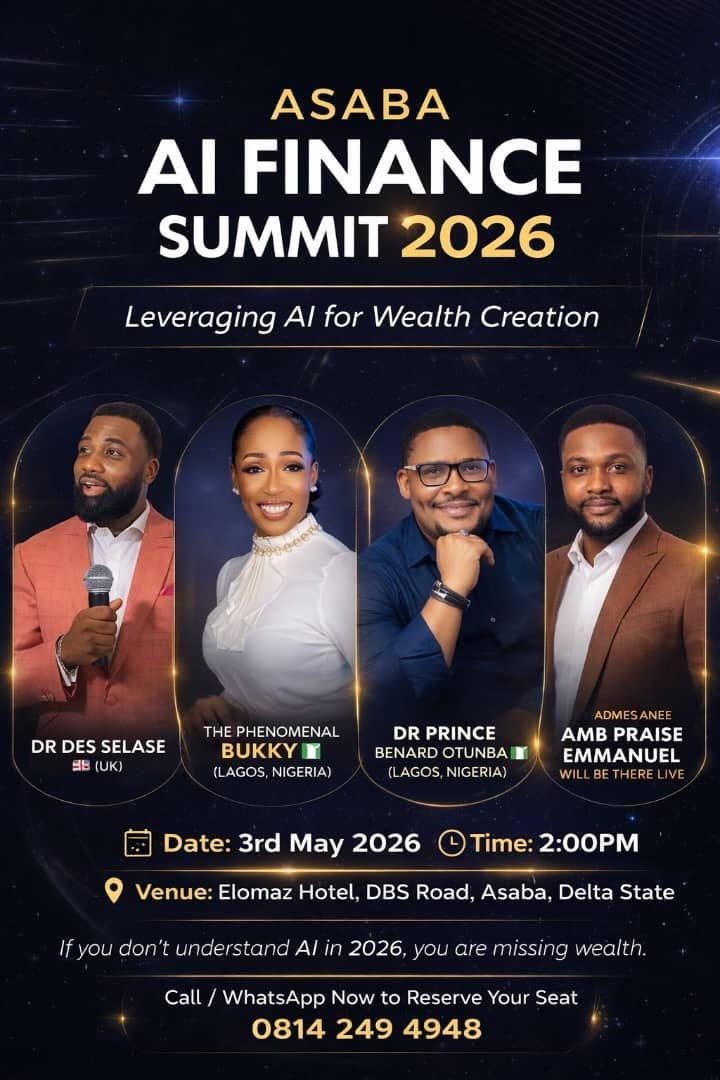 Asaba AI Finance Summit Flyer